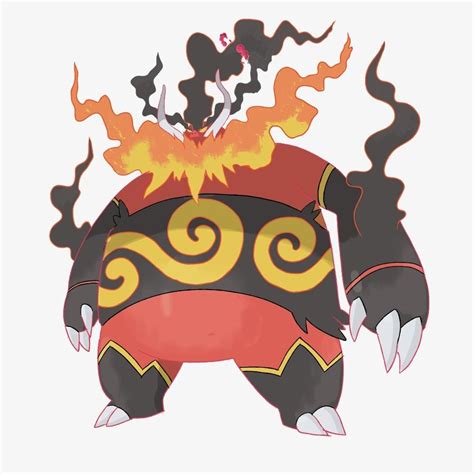 Miqky Kadz On Instagram “gigantamax Emboar Fanart Fanmade Gmax