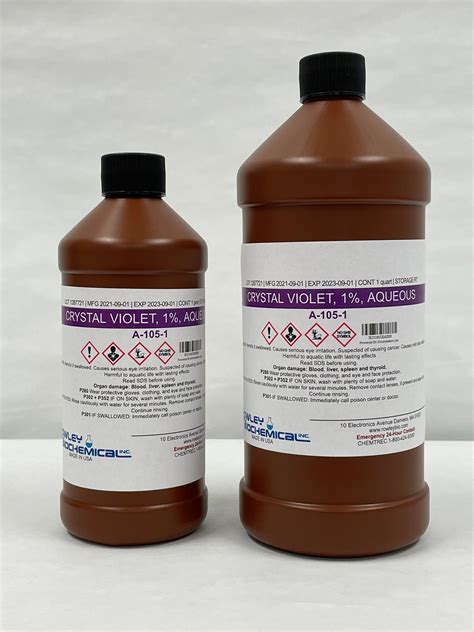 Crystal Violet Staining Solution 1 Aqueous A 105 1