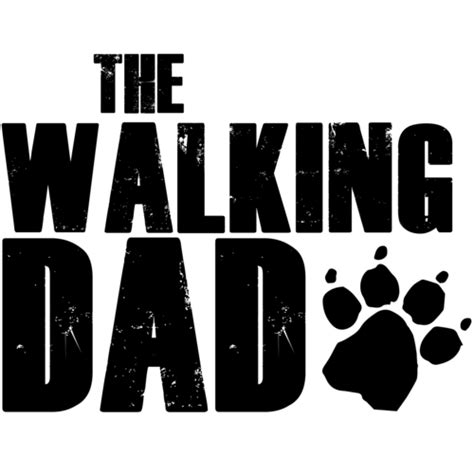 The Walking Dad Dog T Shirt