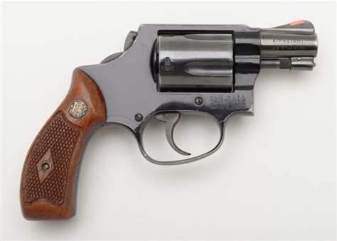 Smith And Wesson Airweight Model 38 Special Double Action Revolver In