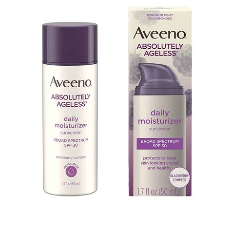 Aveeno Absolutely Ageless Moisturizer With Spf 30 17 Ounce