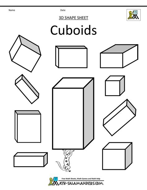 3d Shape Cube Net