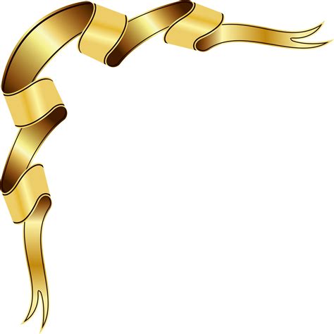 Gold Ribbon Banner Png Clip Art Library My Xxx Hot Girl