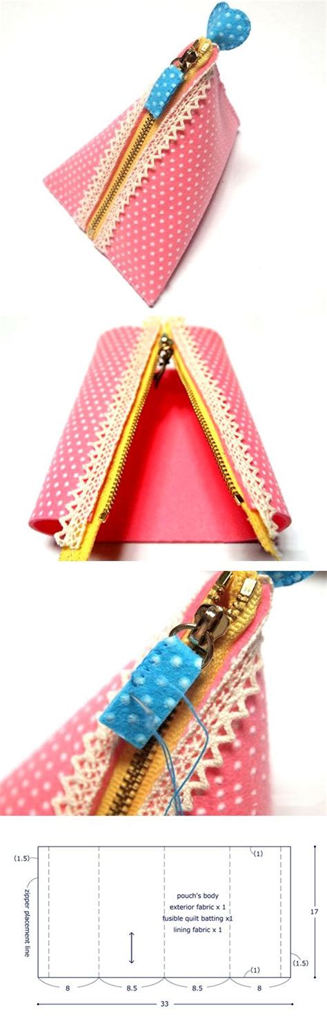 Triangle Pouch Tutorial Diy Bags Purses Sewing Purses Sewing Bag Diy