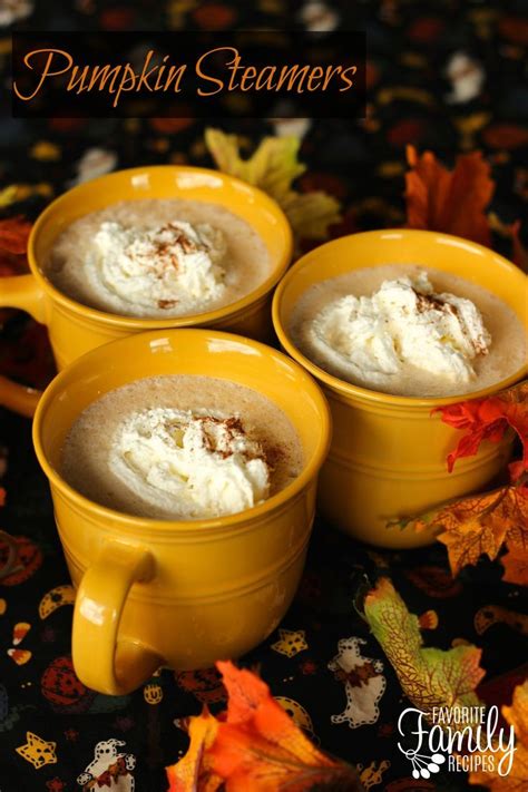 Some of the earliest recipes for pumpkin pie printed in housekeeping magazines include the pumpkin spice mix. These Pumpkin Steamers have become a favorite around our ...