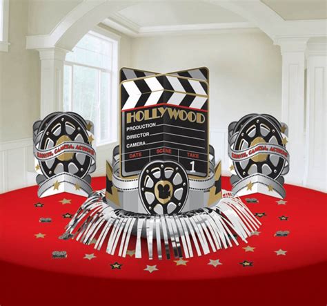 Film Reel Centerpieces Movie Themed Party Hollywood Party Theme Retro
