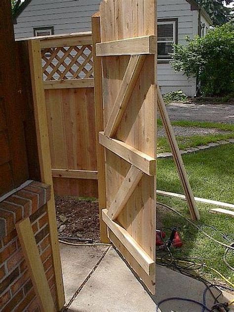 How To Build A Wooden Gate Professionally Homesteady Building A