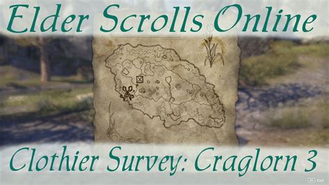 Clothier Survey Craglorn Elder Scrolls Online Longer Version Youtube