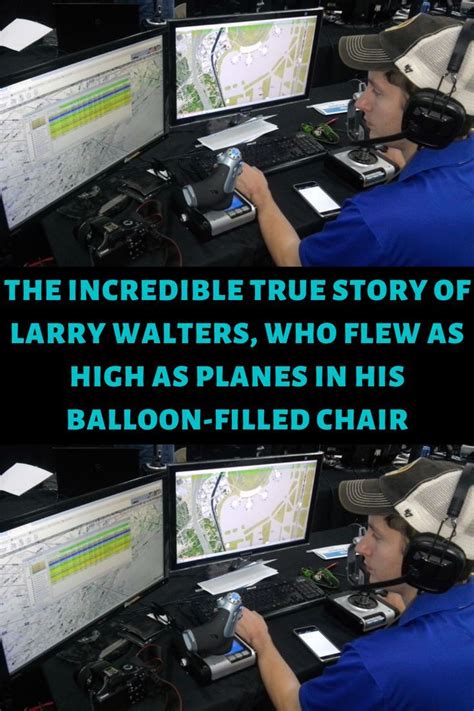 the incredible true story of larry walters who flew as high as planes in his balloon filled