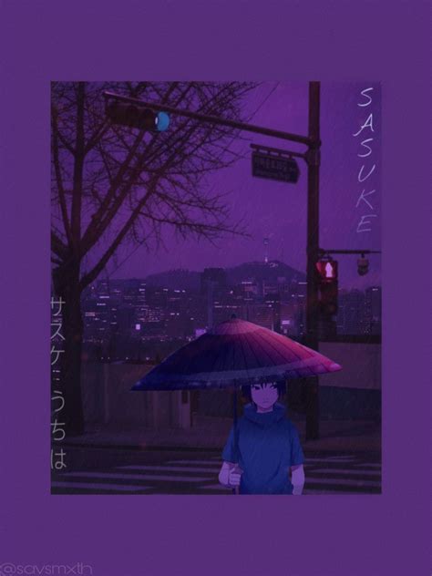 Sasuke Purple Aesthetic Purple Leaf Explore Tumblr Posts And Blogs