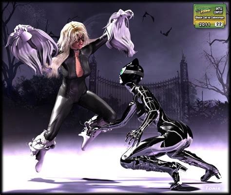 Catwoman Vs Black Cat Marvel Black Cat Heroe