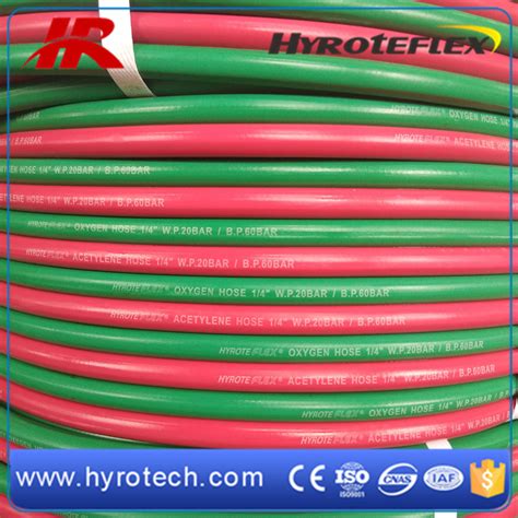 Rubber Plastic High Strength Oxygen Acetylene Double Pipe PVC Hose