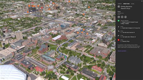 Bing Maps Preview App Combines Immersive 3d Imagery With Information
