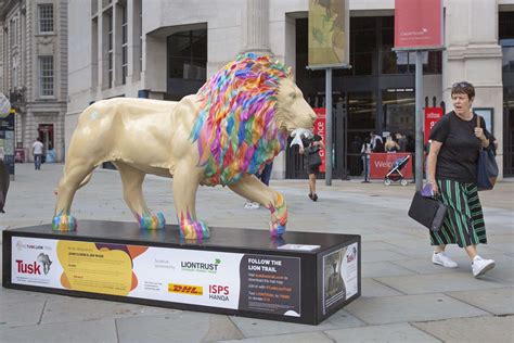 Celebrity Designed Lion Sculptures Go On Display In Cities Across The Globe