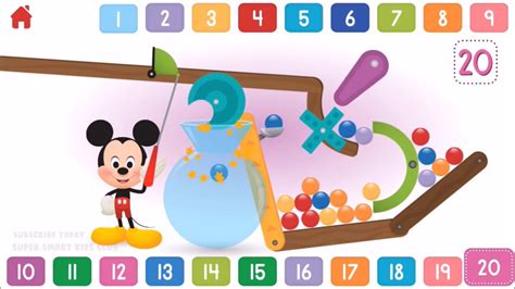 Disney Time To Learn Numbers 1 20 Disney Buddies 123 Youtube