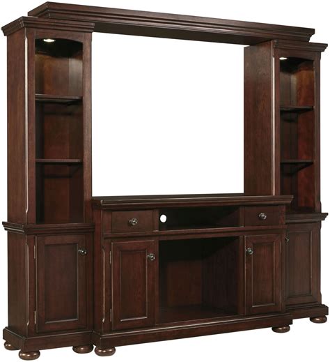 Nowadays, there are various options to decorate interior location of the property. Porter Entertainment Wall Unit from Ashley (W697-120-23-24 ...
