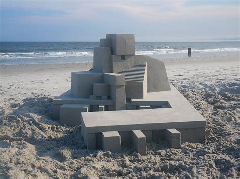 Thedesigndome New Contemporary Sand Castles By Calvin Seibert Artist