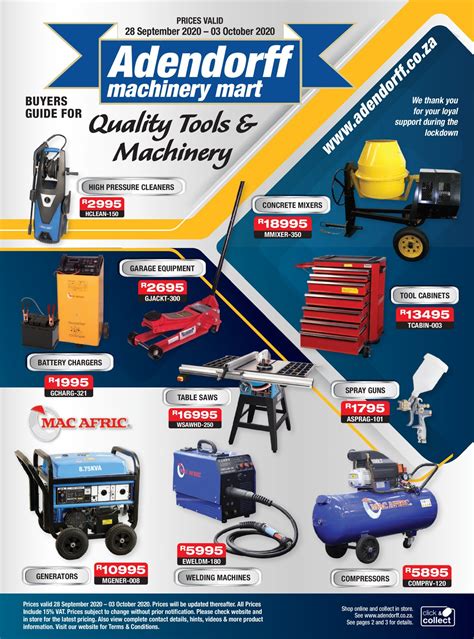 Adendorff Machinery Mart Catalogue 20200928 20201003 Rabato