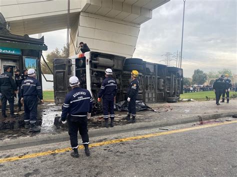 Bakıda yük avtomobili ilə avtobus toqquşdu 5 ölü YENİLƏNİB VİDEO