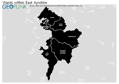 Map And Details For East Ayrshire Council Local Authority