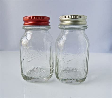 Ball Perfect Mason Jars Salt And Pepper Shakers In Original Etsy