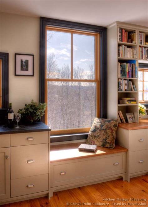 Forget about drywall returns and cheap boring sills. Pictures of Kitchens - Traditional - White Kitchen ...