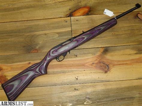 Armslist For Sale Ruger 1022 Compact Rifle Purple Laminated