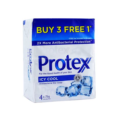 Protex Icy Cool Antibacterial Bar Soap 75g