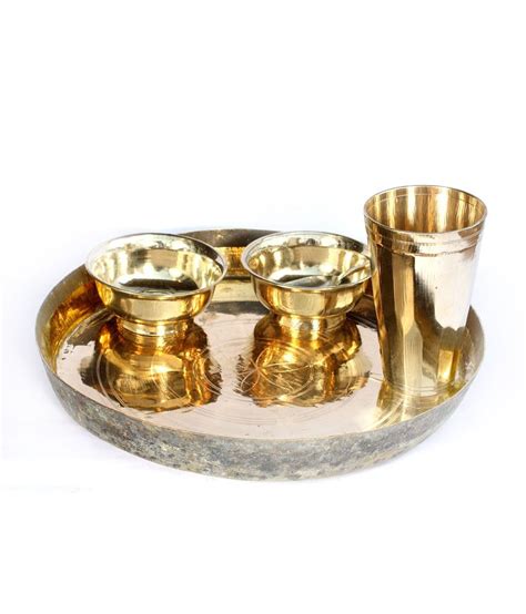 SKM Brass Pooja Thali Buy SKM Brass Pooja Thali At Best Price In India On Snapdeal