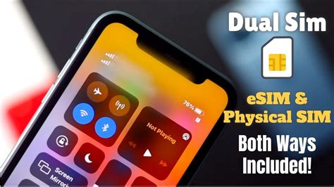 Dual Sim On Iphone How To Use Esim And Physical Sim Both Ways