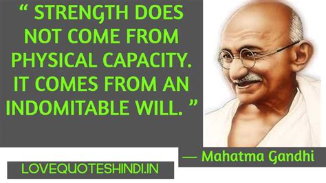 Mahatma Gandhi Quotes Strength