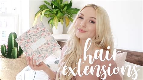 barefoot blonde hair extensions unboxing and try on youtube