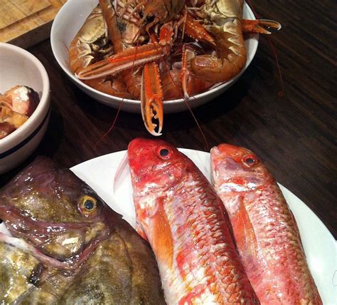 Usually they are consumed fried, sometimes roasted and very often cured or marinated. Mullet, langoustine & John Dory | Red mullet, Fresh fish, Food