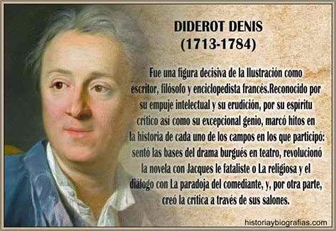 Biografia De Diderot Denis Filosofo Y Literato Frances