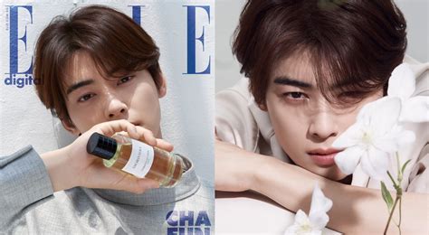 Cha Eun Woo Melts Hearts With Enticing Fragrance Pictorial For Elle Singapore Allkpop