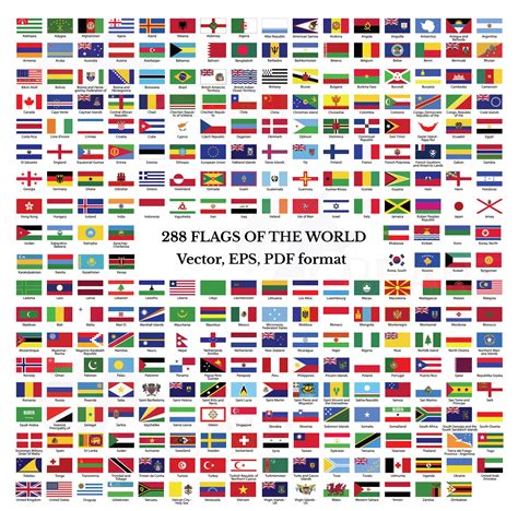 Flags Collection Of The World Clip Art 288 Flags Of Countries