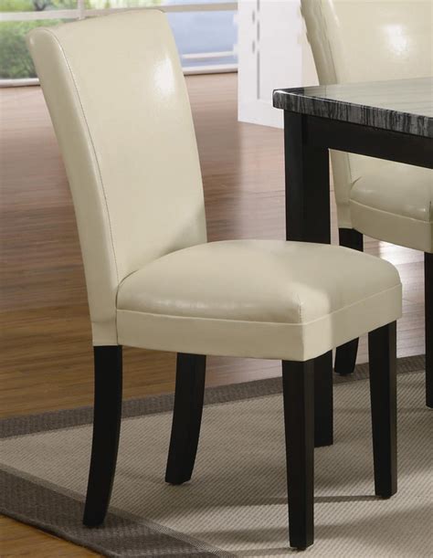 Fabric & leather dining side chairs—and so much more. Coaster Carter Upholstered Dining Side Chair - Cream ...