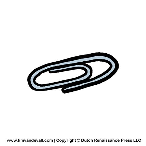 Paper Clip Clipart Tims Printables