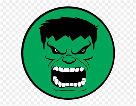 Download Hulk Hulk Face Vector Clipart 529715 Pinclipart Hulk