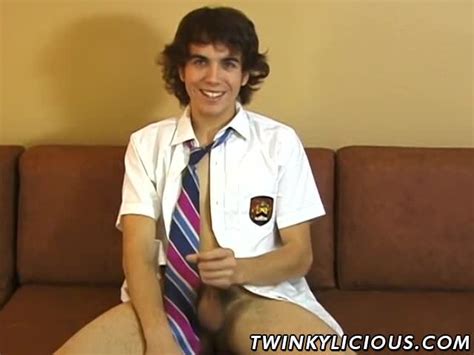 Gay Life Network Twink From College Does Not Take Off Uniform When