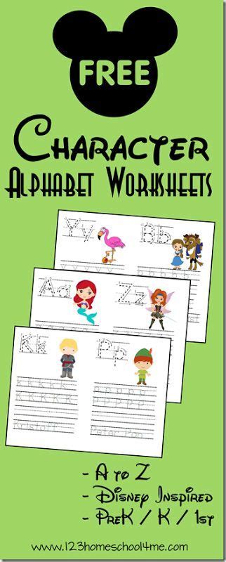 Free Printable Disney Alphabet Worksheets For Preschool Disney