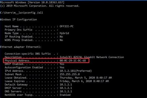 How To Find Your Pcs Mac Address On Windows 10 Windows Images