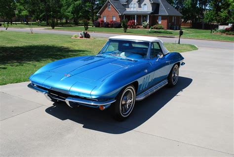 1965 Corvette Convertible 327365hp Nassau Blue Sold Corvettes For