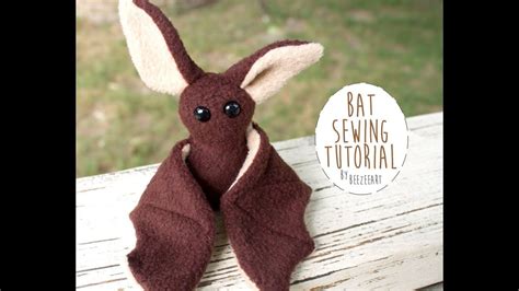 How To Sew A Beginner Bat Plush Animal Sewing Patterns Sewing