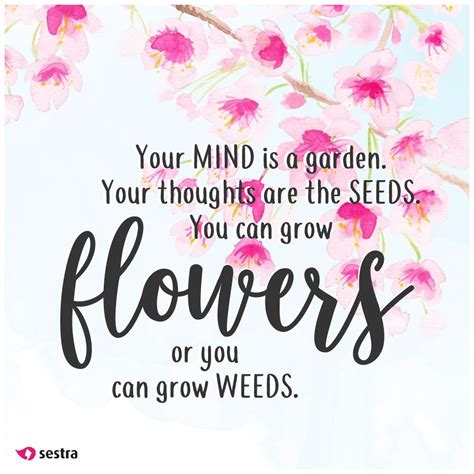 Your Mind Is A Garden Your Thoughts Are The Seeds You Can Grow