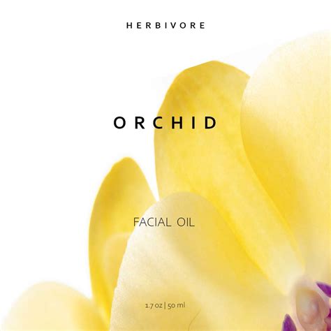 Herbivore Orchid Facial Oil Redesign On Behance