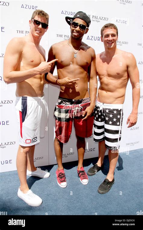 Conor Dwyer Cullen Jones Ryan Lochte Swimmers Celebrate Their Olympic Success By Hosting A Day
