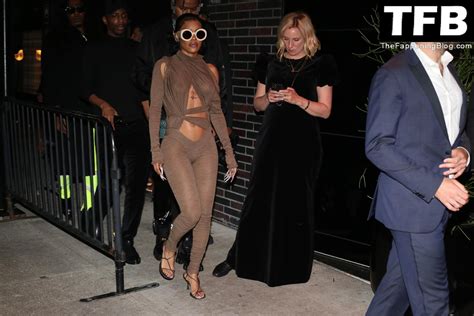 Teyana Taylor Flashes Her Nude Boobs As She Arrives At The Met Gala