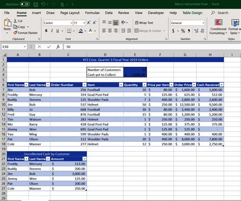 Creating A Macro In Microsoft Excel Steps Instructables
