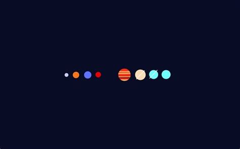 #planet, #Solar System, #minimalism, wallpaper (With ... Explore and download tons of high quality aesthetic wallpapers all for free!